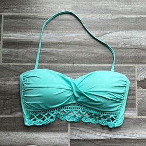 Cremieux Teal Bikini Top